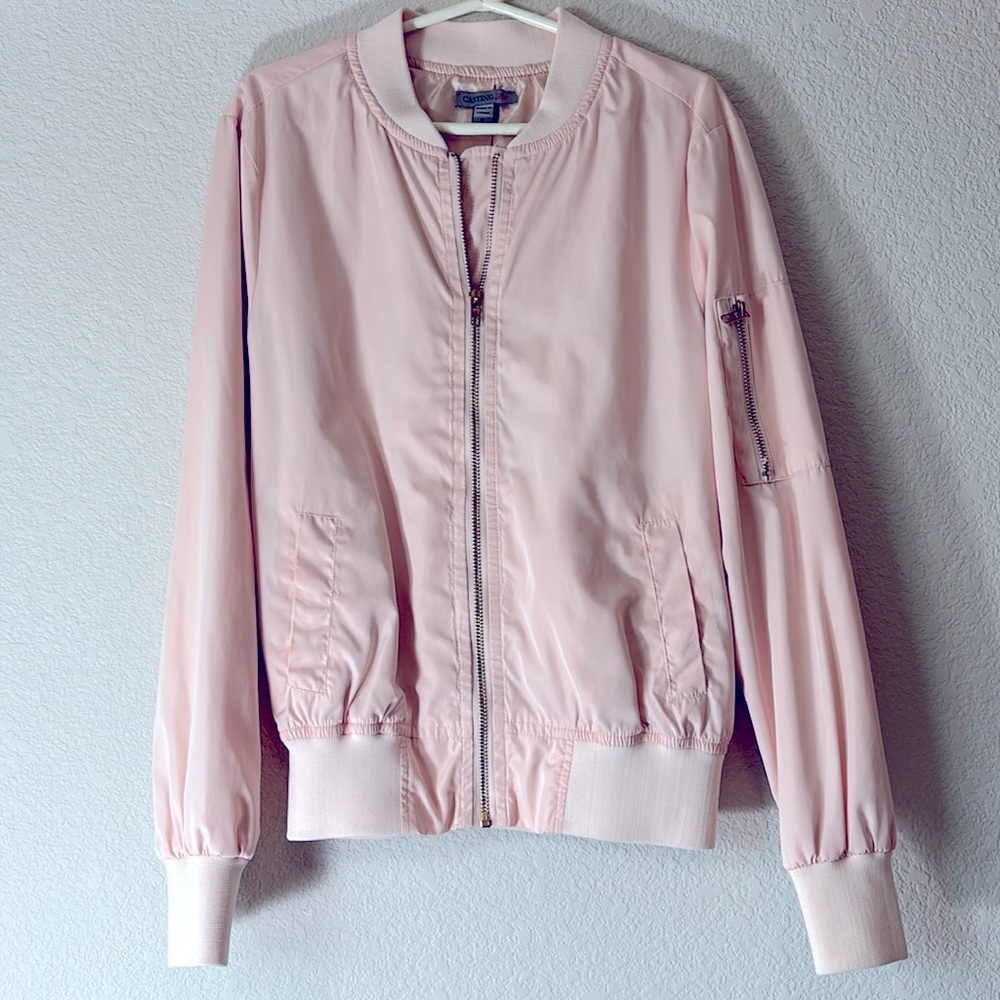 Pink Bomber Jacket